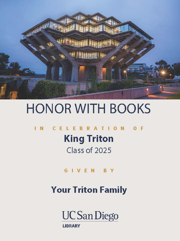 Honor with Books Bookplate Example "In Celebration of"